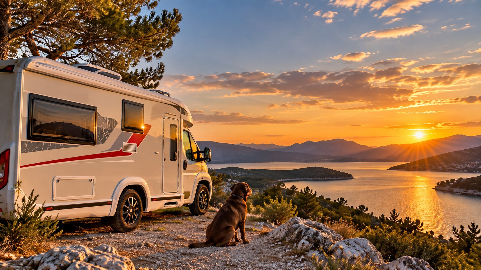 VANtastic Spots Wohnmobil in der Natur